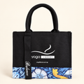 Yoga Library Bag, black and blue