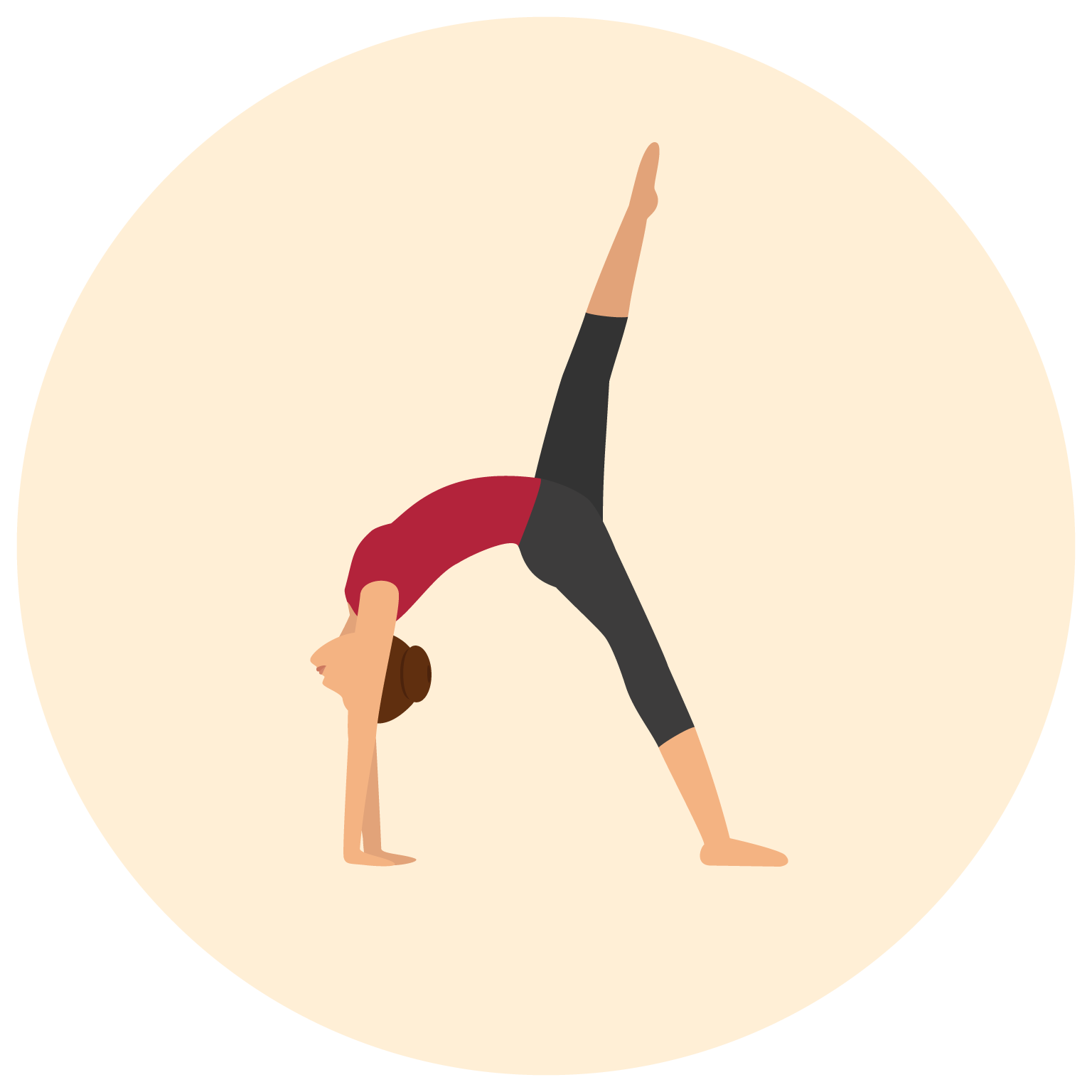wheel pose leg extended3x Yoga Library